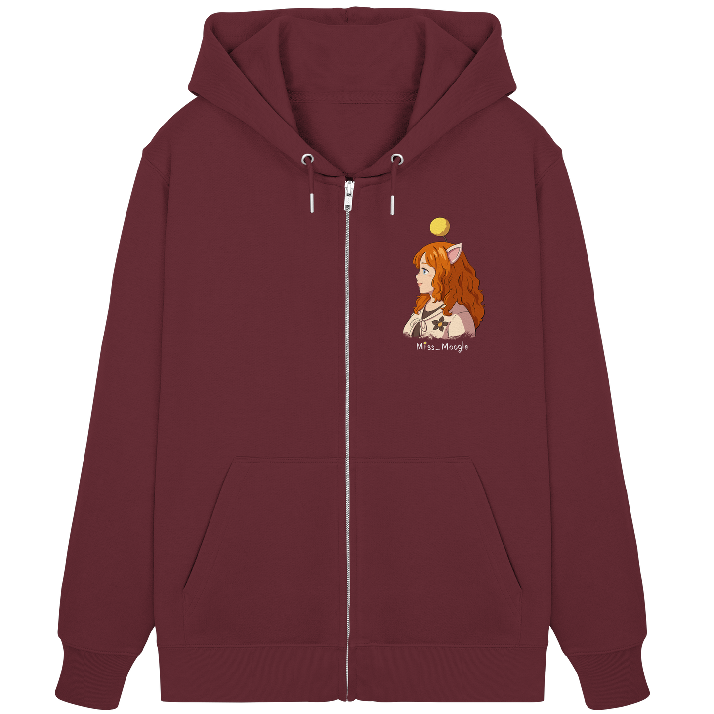 Miss_Moogle Logo colour - Organic Zipper