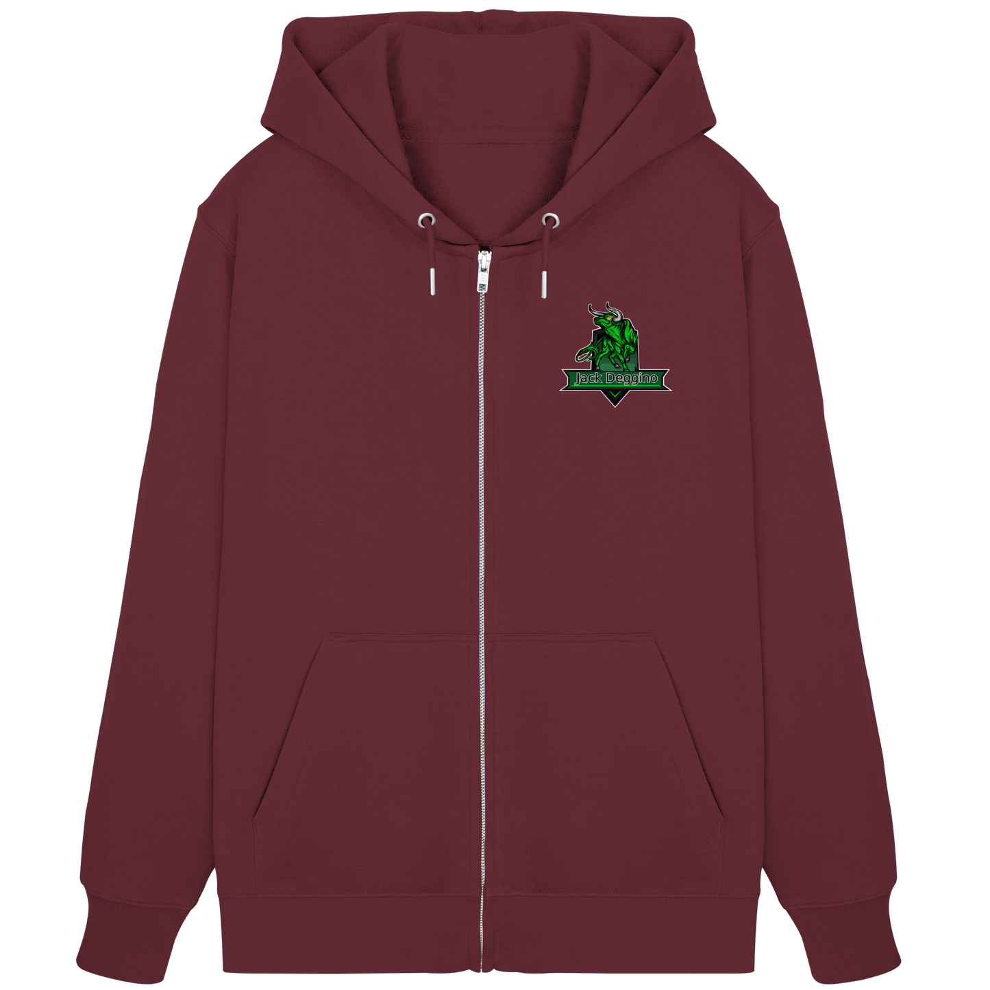 JackDeggino Logo - Organic Zipper