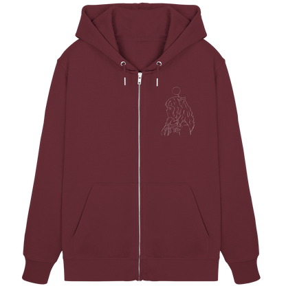 Miss_Moogle Logo Outline - Organic Zipper