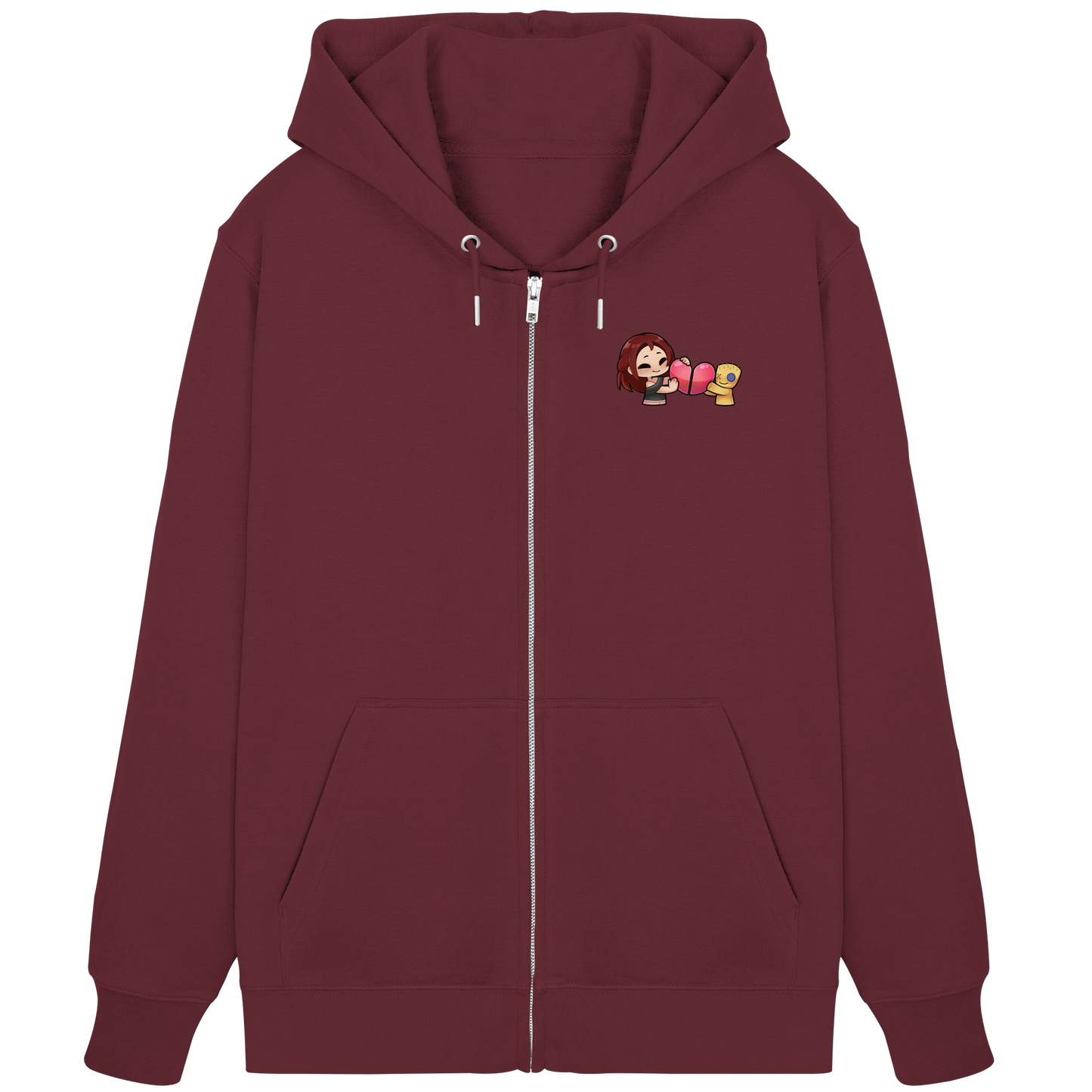 KoRngirL81 Herz - Organic Zipper