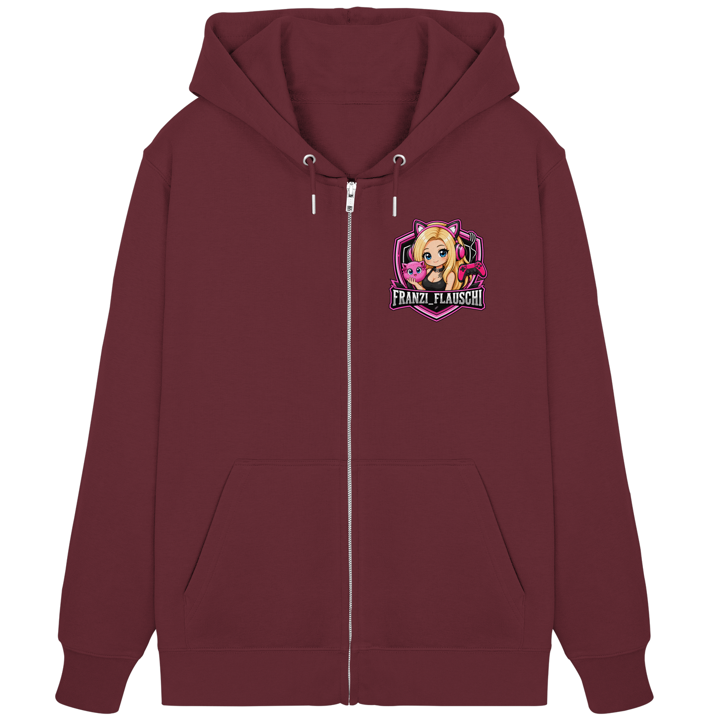 Franzi_Flauschi Logo - Organic Zipper