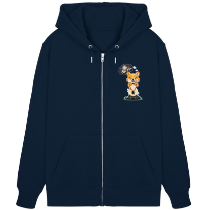 FeineKatze Shiba Astronaut - Organic Zipper
