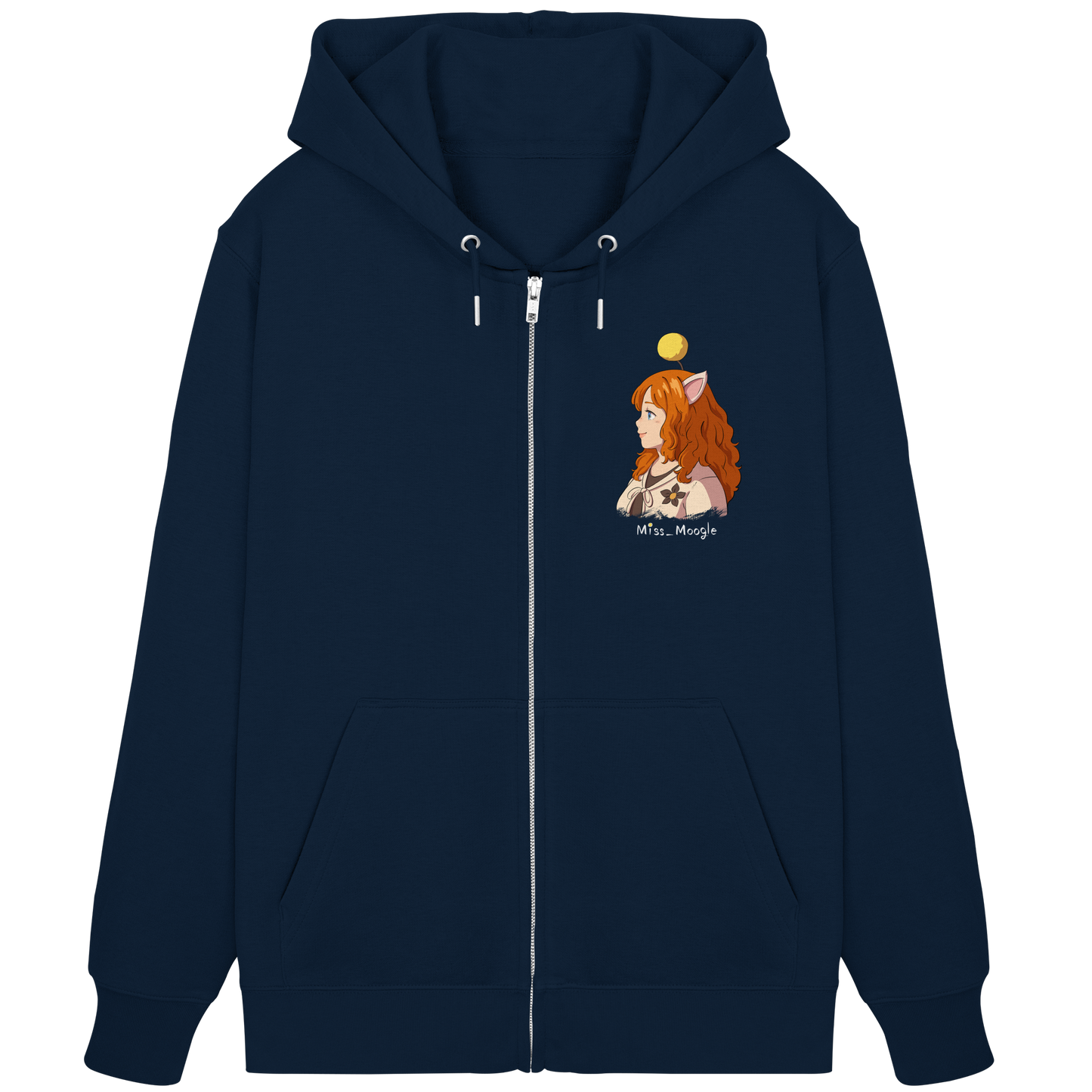 Miss_Moogle Logo colour - Organic Zipper