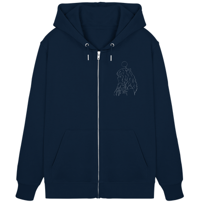 Miss_Moogle Logo Outline - Organic Zipper