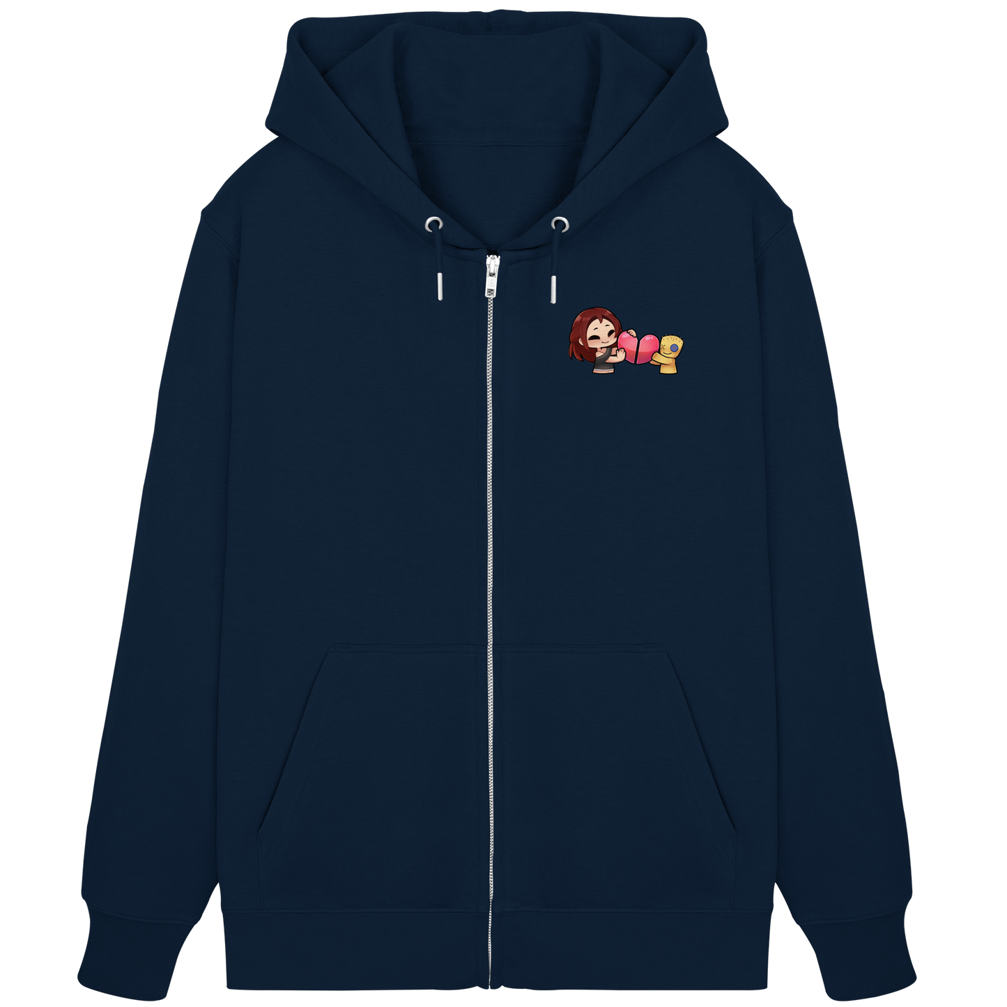 KoRngirL81 Herz - Organic Zipper