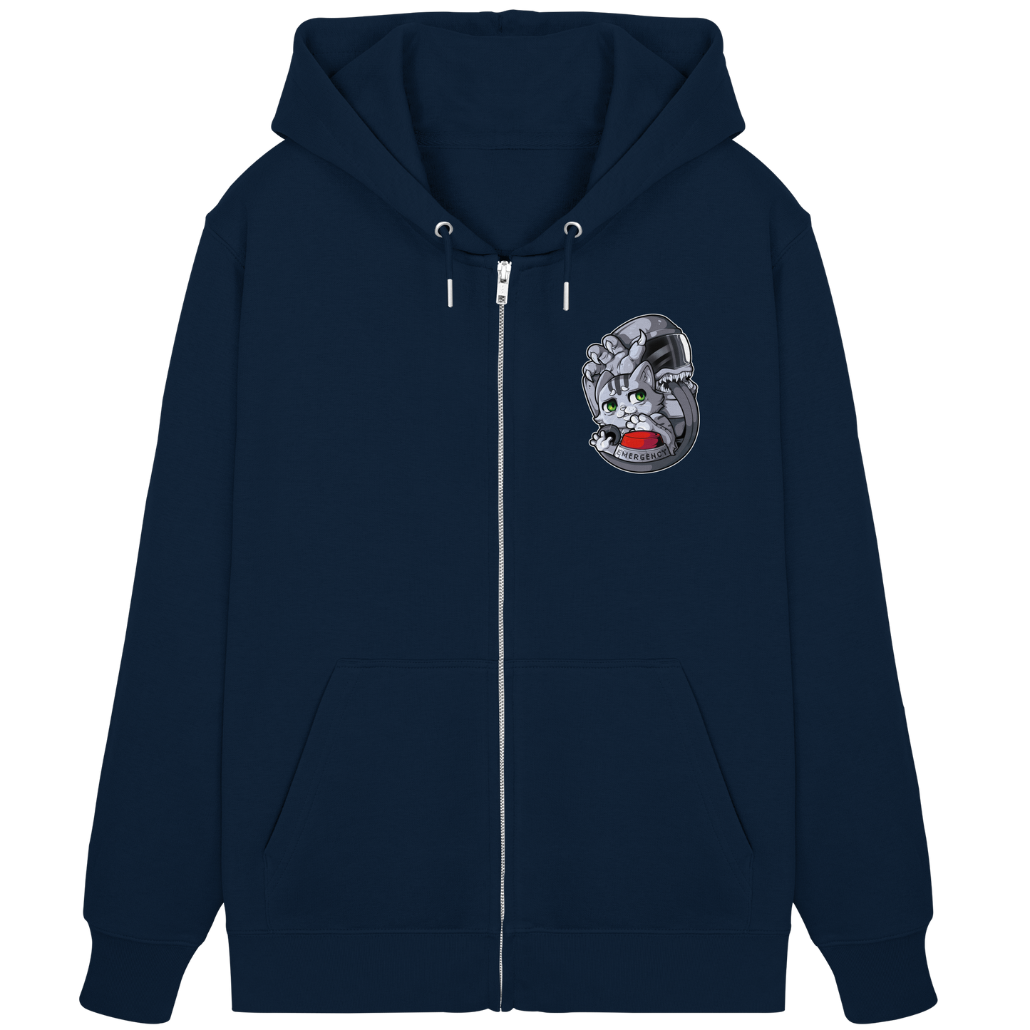FeineKatze Among Kopf - Organic Zipper