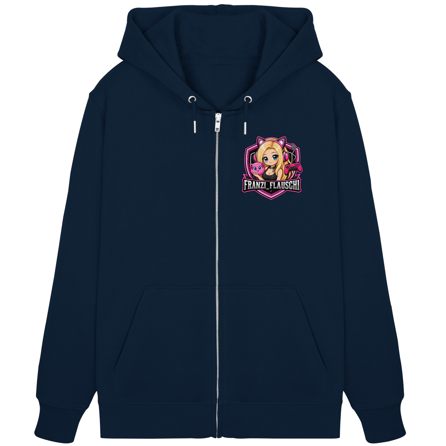Franzi_Flauschi Logo - Organic Zipper