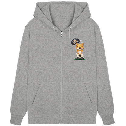 FeineKatze Shiba Astronaut - Organic Zipper