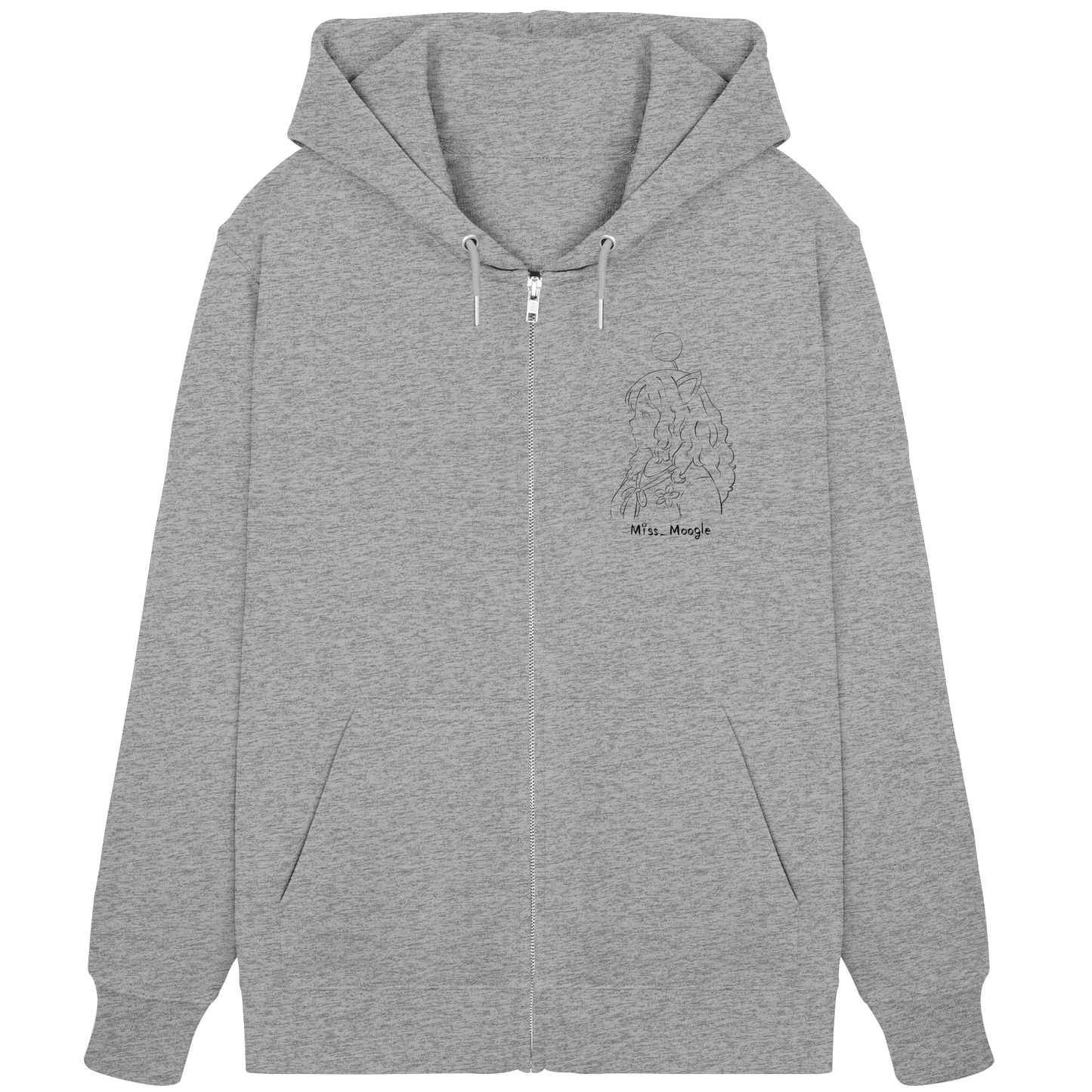 Miss_Moogle Logo Sign - Organic Zipper