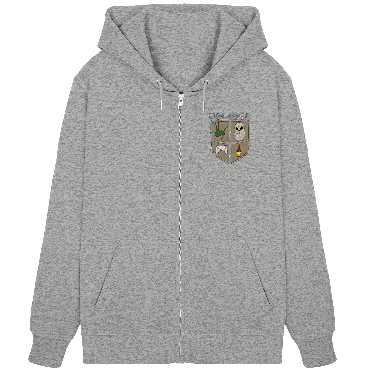 MichaelvonUllrichstein Wappen - Organic Zipper