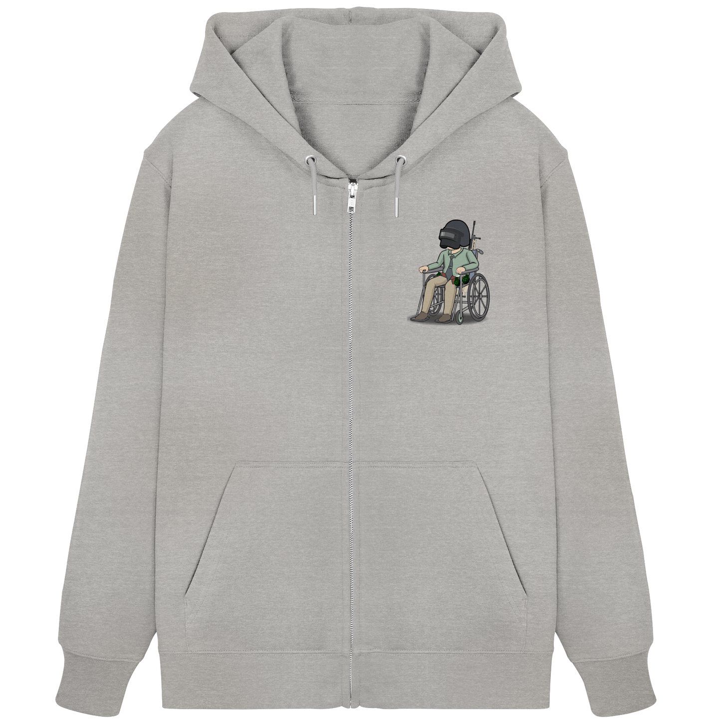 NoHandsNoSchoki PUBG - Organic Zipper