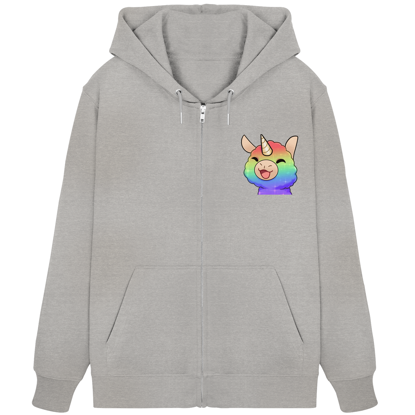 FlauschigTV Rainbow - Organic Zipper