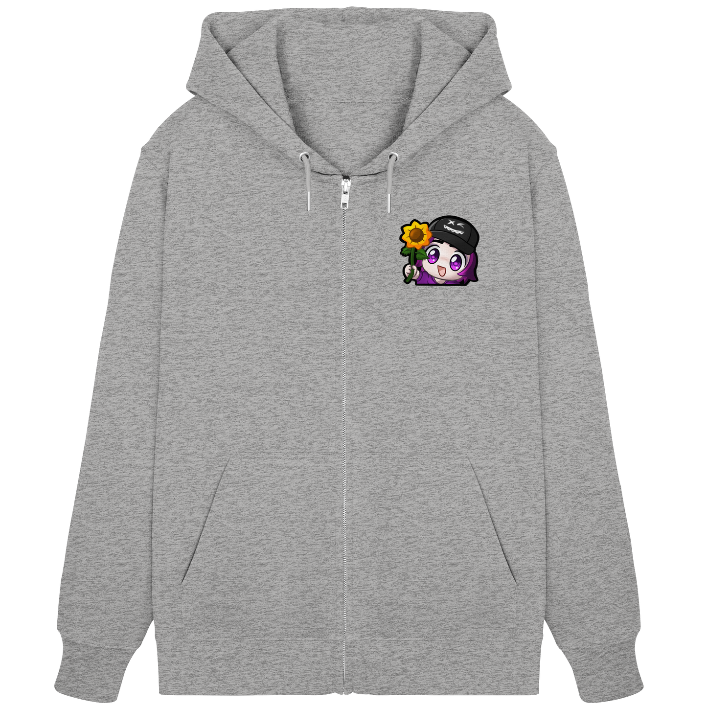 x3_kaspa Flower - Organic Zipper