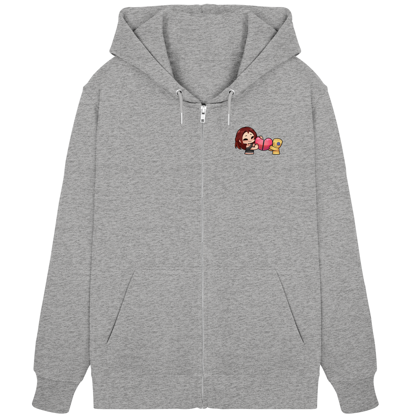 KoRngirL81 Herz - Organic Zipper