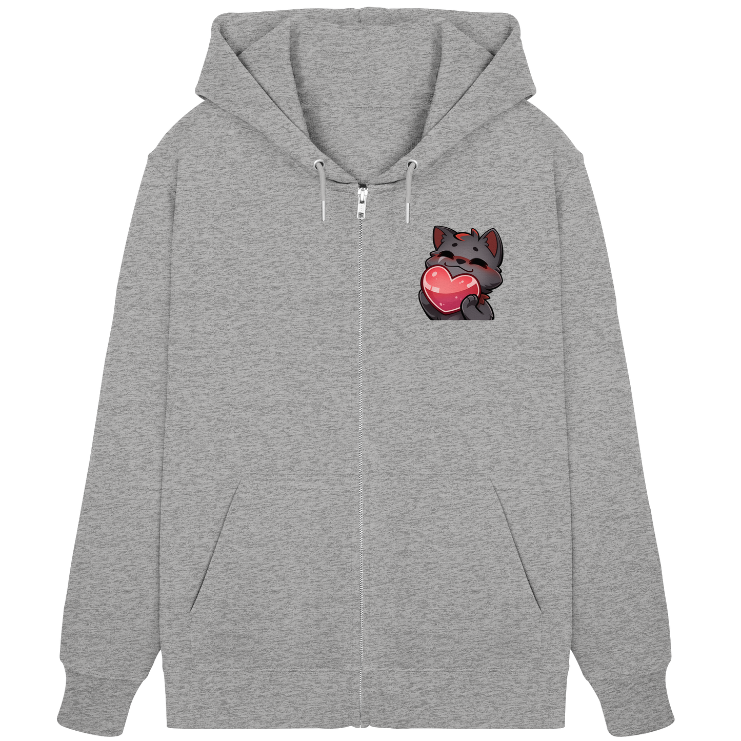 Blutwuff Heart - Organic Zipper