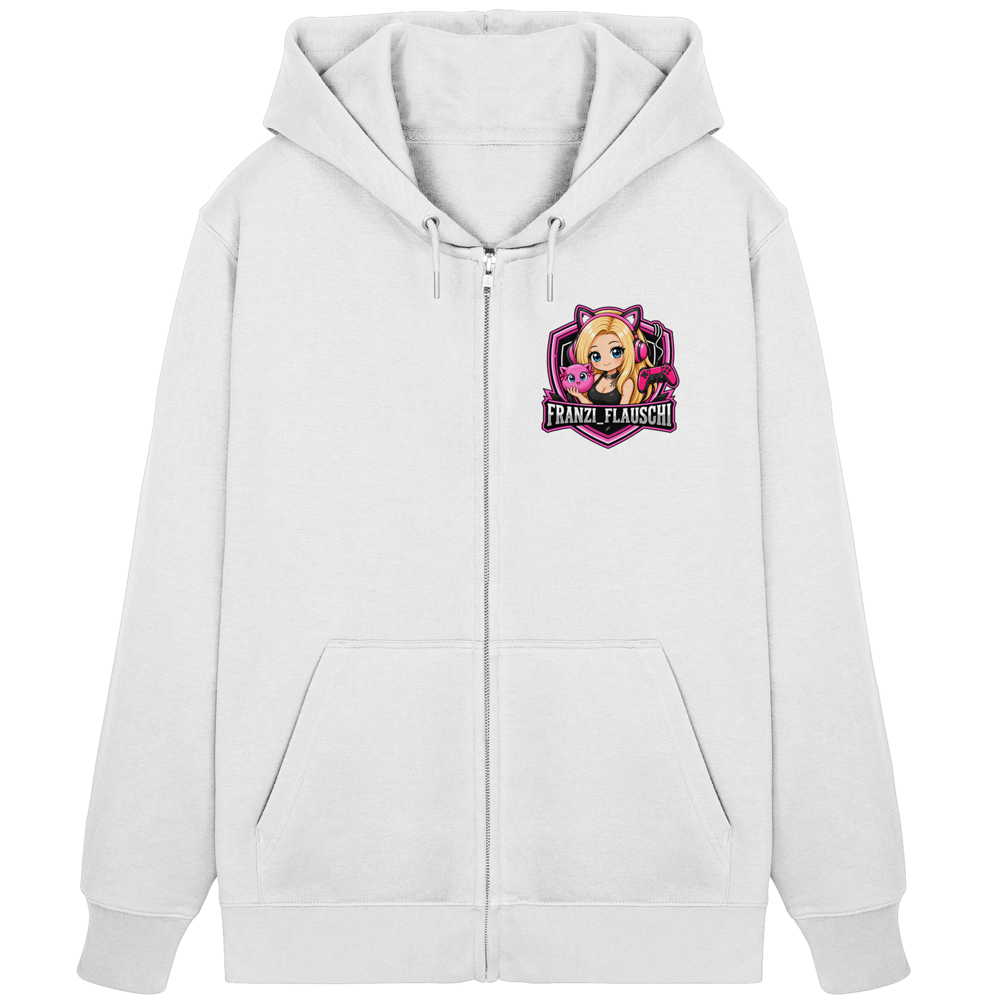 Franzi_Flauschi Logo - Organic Zipper