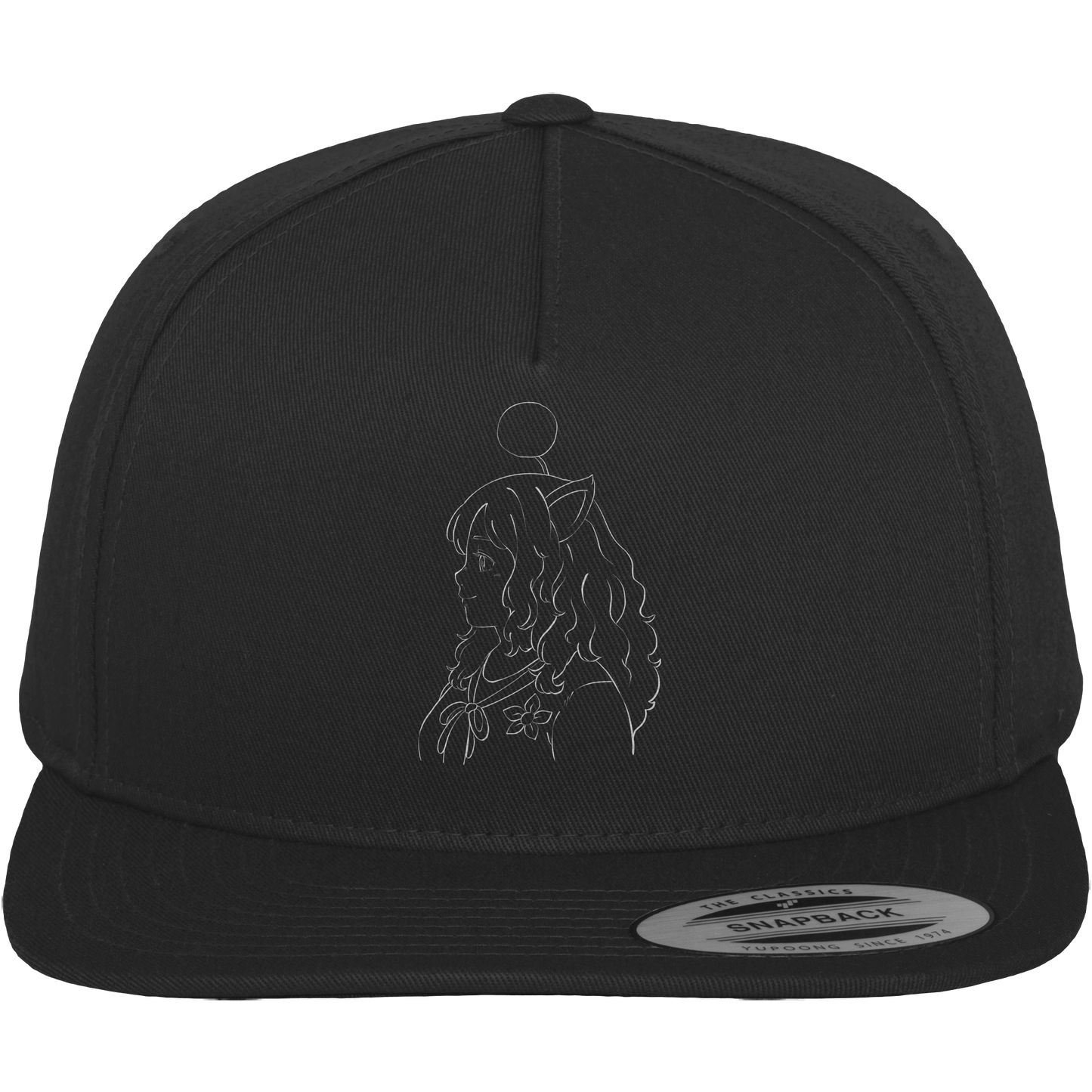 Miss_Moogle Logo Outline - Premium Snapback