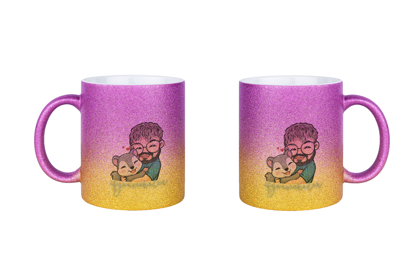 ifyouseekalex Hug - Glitzertassen