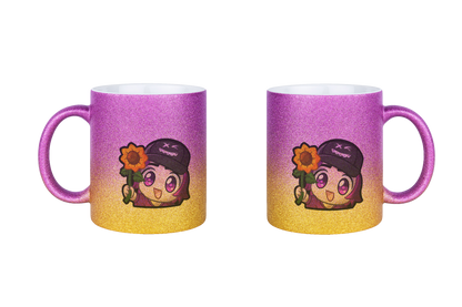 x3_kaspa Flower - Glitzertassen
