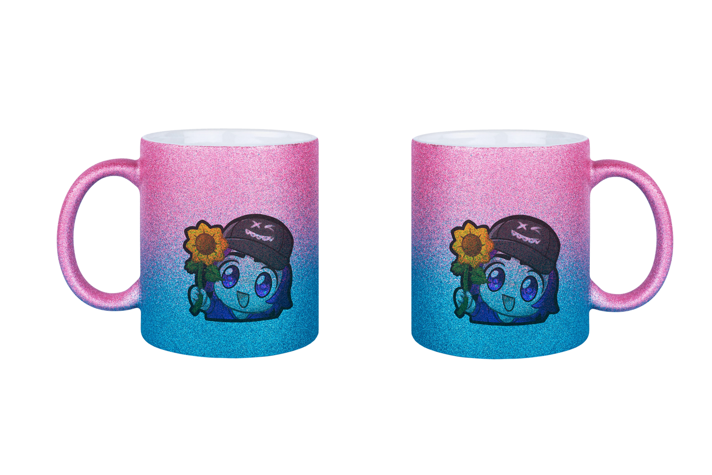 x3_kaspa Flower - Glitzertassen