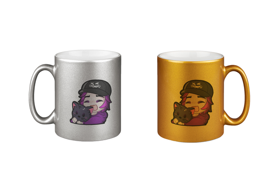 x3_kaspa Hug - Silber- und Goldtassen Bundle