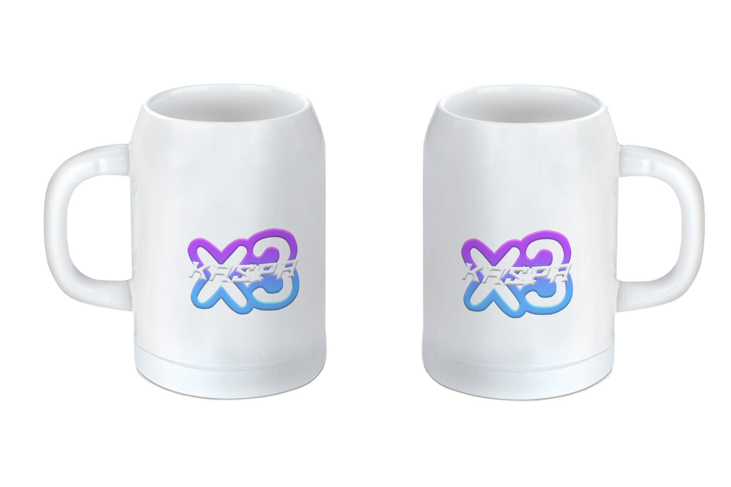 x3_kaspa Logo - Tassen / Magic / XXL / Bierkrüge / Edelstahl
