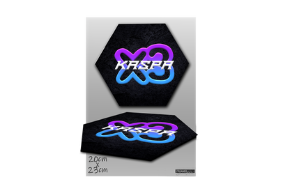 x3_kaspa Logo - StreamerPlates