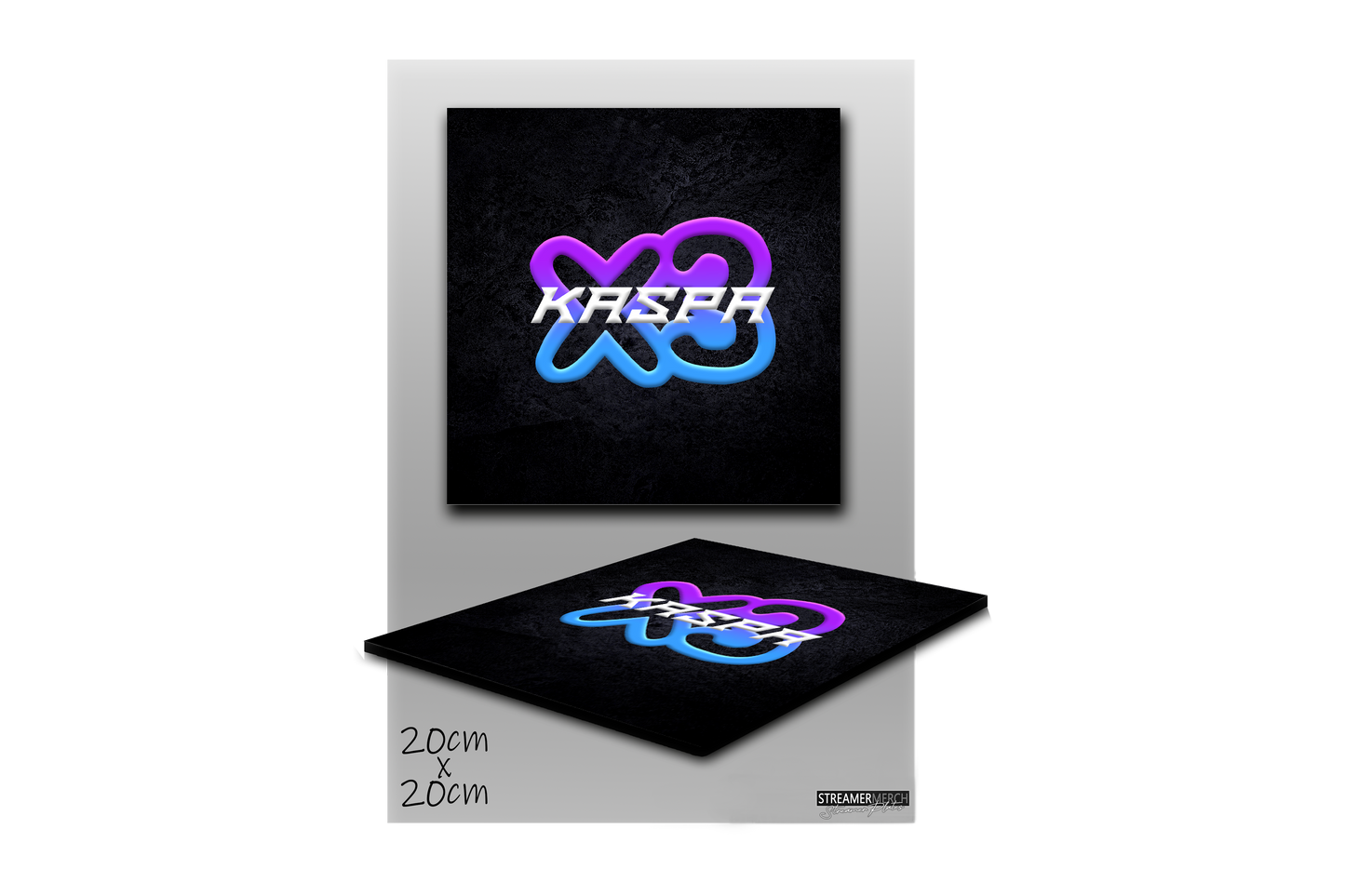 x3_kaspa Logo - StreamerPlates