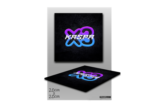 x3_kaspa Logo - StreamerPlates