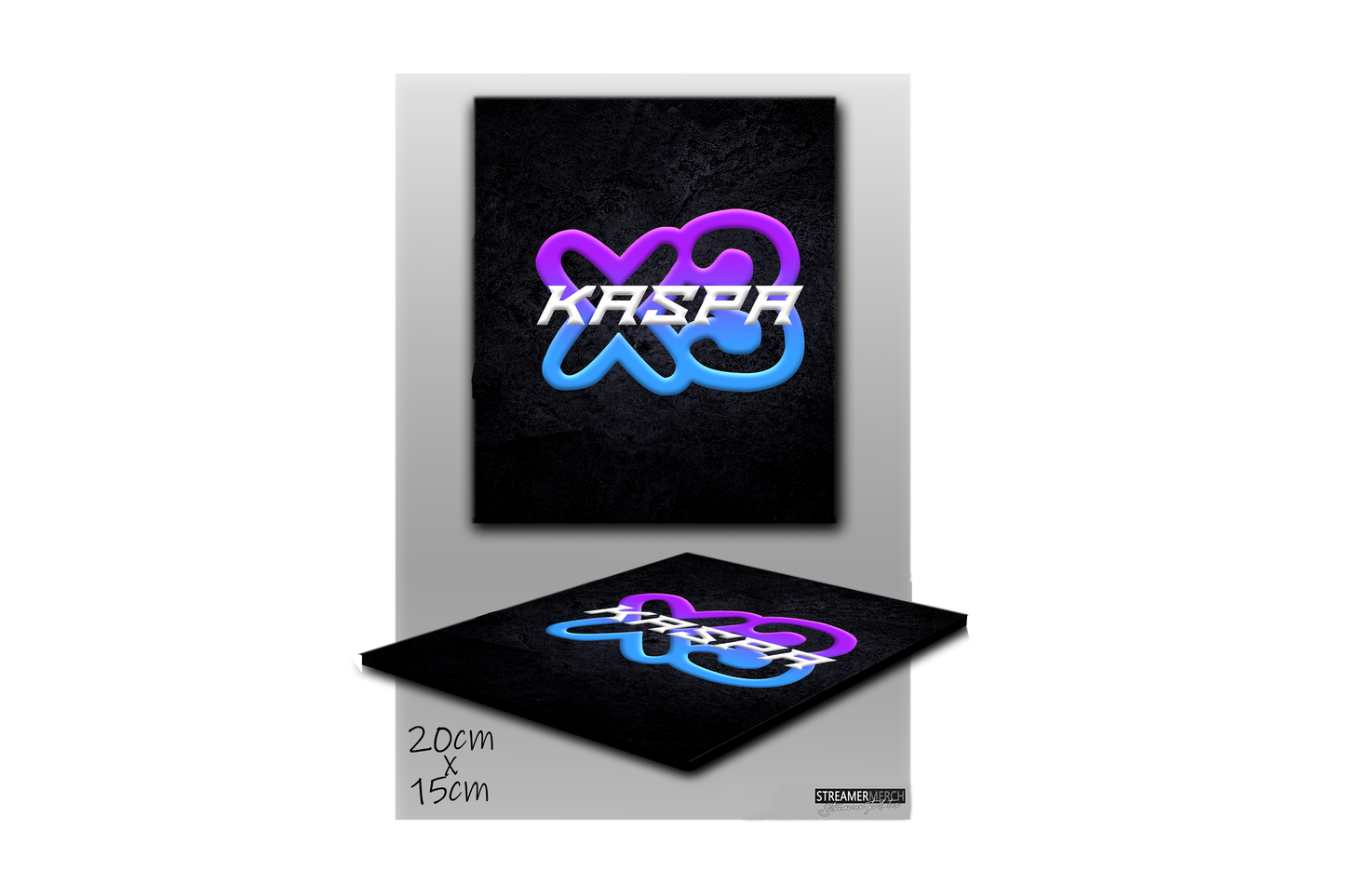 x3_kaspa Logo - StreamerPlates