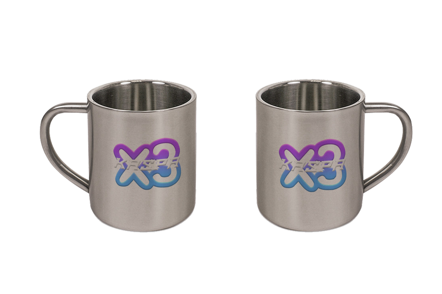 x3_kaspa Logo - Tassen / Magic / XXL / Bierkrüge / Edelstahl