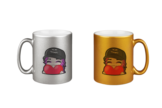 x3_kaspa Love - Silber- und Goldtassen Bundle