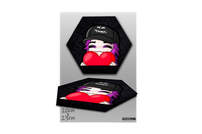 x3_kaspa Love - StreamerPlates