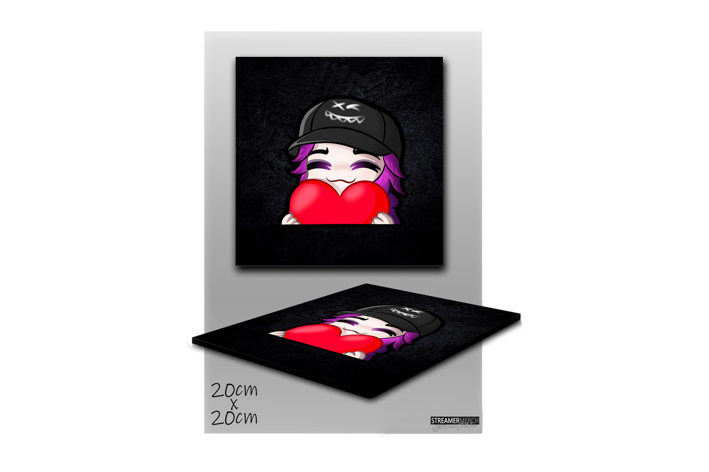 x3_kaspa Love - StreamerPlates