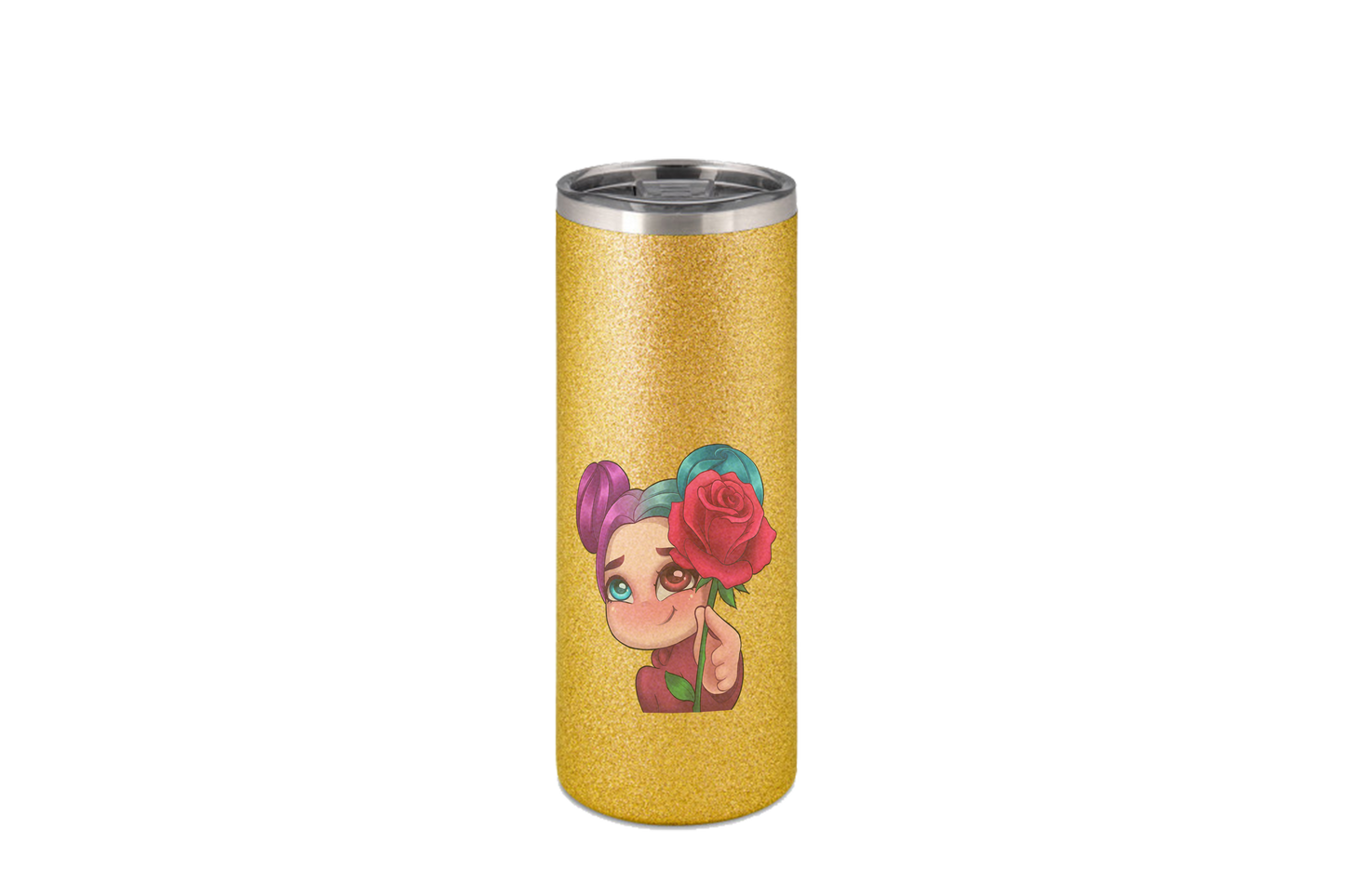 xLadyLikex Blume - Edelstahl Thermoflaschen / Thermobecher