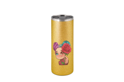 xLadyLikex Blume - Edelstahl Thermoflaschen / Thermobecher