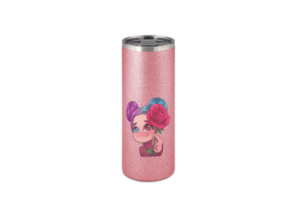xLadyLikex Blume - Edelstahl Thermoflaschen / Thermobecher