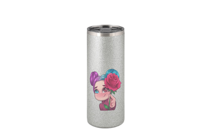 xLadyLikex Blume - Edelstahl Thermoflaschen / Thermobecher