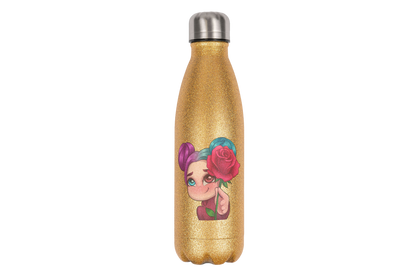xLadyLikex Blume - Edelstahl Thermoflaschen / Thermobecher