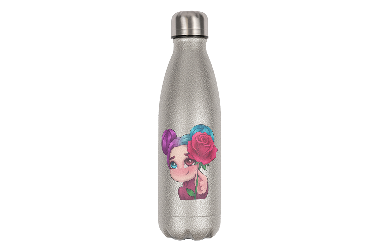xLadyLikex Blume - Edelstahl Thermoflaschen / Thermobecher