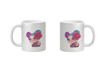 xLadyLikex Blume - CrackleFinish Tassen