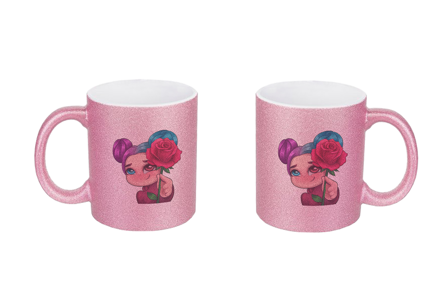 xLadyLikex Blume - Glitzertassen