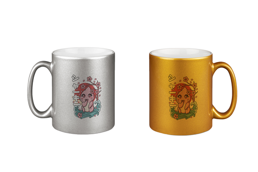 xMissSharkyx Festival - Silber- und Goldtassen Bundle