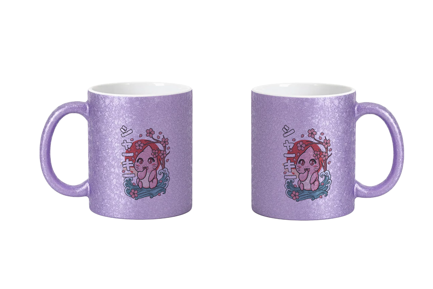 xMissSharkyx Kirschblüten - CrackleFinish Tassen