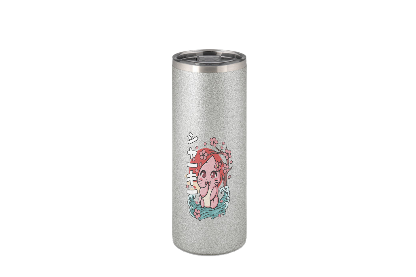 xMissSharkyx Kirschblüten - Edelstahl Thermoflaschen / Thermobecher